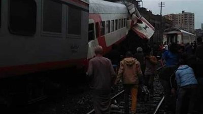التحفظ على مراقبي الحركة في حادث قطار إمبابة