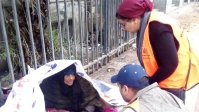 التضامن: التعامل مع ٥٠٠ حالة مشردين وأسر تضرروا من الطقس السيئ | صور