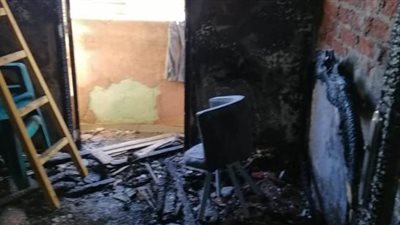 السيطرة على حريق بشقة سكنية في المنصورة | صور