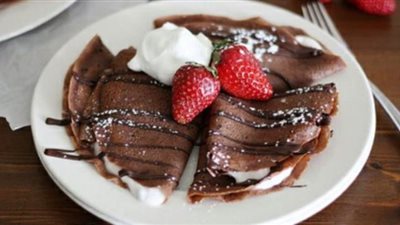 وصفة كريب الشيكولاتة بأسهل طريقة