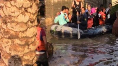 أمن الجيزة يوجه قافلة إغاثية لمتضرري الطقس