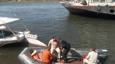 نجاة 12 ووفاة سيدة في غرق معدية مركب صيد بالمنوفية