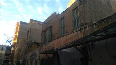 انهيار عقار قديم في الإسكندرية دون إصابات
