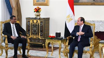 الرئاسة اليوم .. السيسي يبحث تطورات سد النهضة مع نائب رئيس 