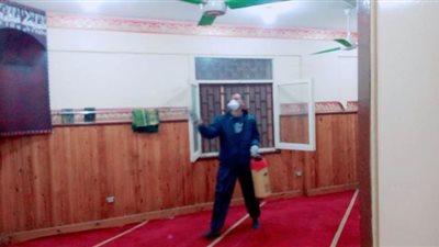 حملات لتطهير وتعقيم المصالح الحكومية لمواجهة الكورونا في الدقهلية