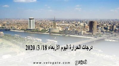 تعرف على درجات الحرارة اليوم الأربعاء 18/ 3/ 2020
