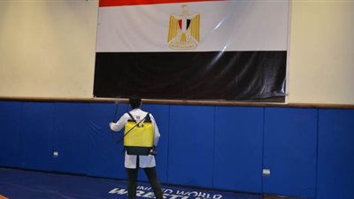 بسبب كورونا..تنفيذ الإجراءات الاحترازية بالمركز الأوليمبي بالمعادي