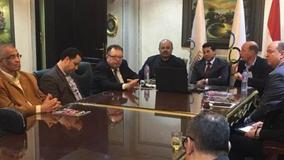 تفاصيل اجتماع حطب ووزير الرياضة مع رئيس الأوليمبية الدولية..كورونا تتصدر |صور