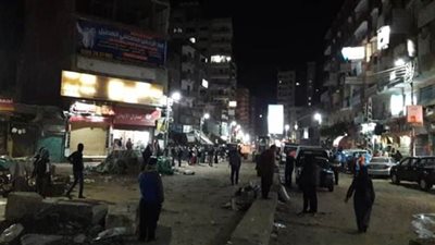 حملة أمنية على أسواق الغربية لمنع التجار من افتراش الأرضيات