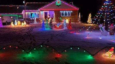 مواطنون يلجأون لأضواء عيد الميلاد لنشر الإيجابية وسط تفشي كورونا | فيديو وصور