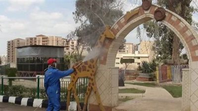 استمرار إجراءات تعقيم المنشآت داخل نادي المقاولون | صور