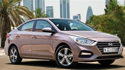 سيارة هيونداى اكسنت بتحديثات المصابيح