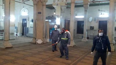 جهاز المنيا وشركة المياه يطلقان مبادرة لتعقيم مراكز العملاء لمواجهة كورونا