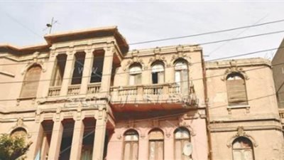 بيت العقاد مهدد بالانهيار بسبب مياه الأمطار الأخيرة | صور