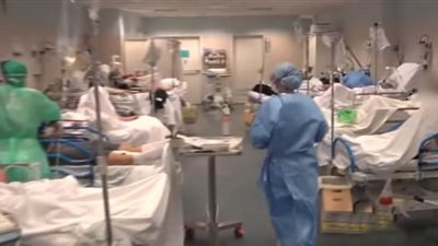 شاهد.. مستشفى بيرجامو الإيطالية مكتظ بمصابي كورونا