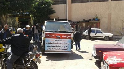 حملة لتطهير شوارع اللبان بالإسكندرية | صور