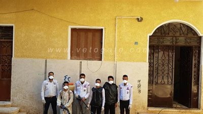 تطهير ورش دار القديسة فيرينا لرعاية المسنين بنقادة في قنا | صور