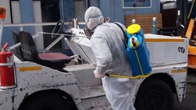 وزير الطيران: عمليات تعقيم على مدار الساعة بالمطارات للوقاية من كورونا