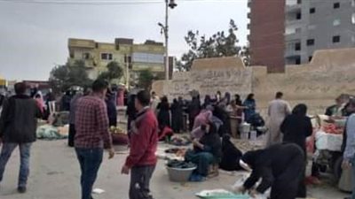 فض تجمعات سوق 