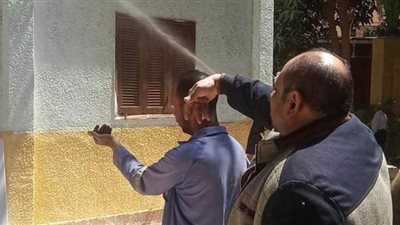 تطهير نقطة شرطة الحميدات ومحطة المياه في قنا | صور