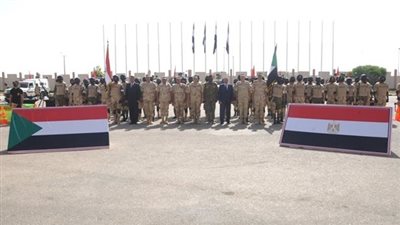 استمرار فعاليات التدريب المصري السوداني المشترك 