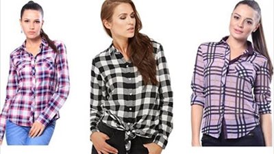 القميص الكاروه يتربع على موضة شتاء ٢٠٢١