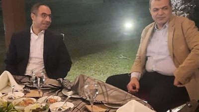 وزير القوى العاملة ضيف شرف على مائدة عشاء السفير المصري بقطر