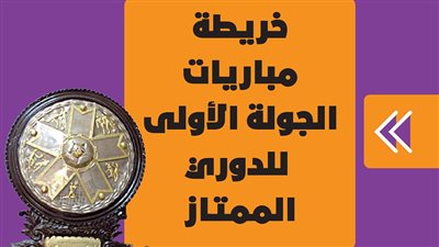 خريطة مباريات الجولة الأولى للدوري الممتاز | انفوجراف