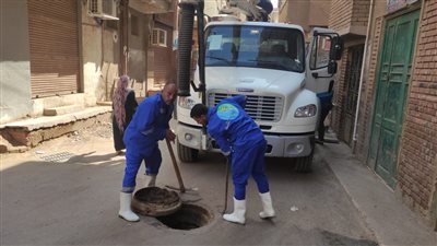 مراجعة الحالة الفنية لأعمدة الإنارة وشبكات الكهرباء استعدادا للشتاء بالمنوفية