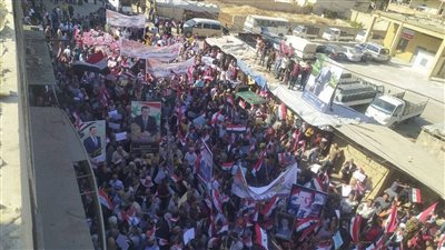 استمرار الاحتجاجات السورية رفضا للوجود العسكري التركي في الشمال 