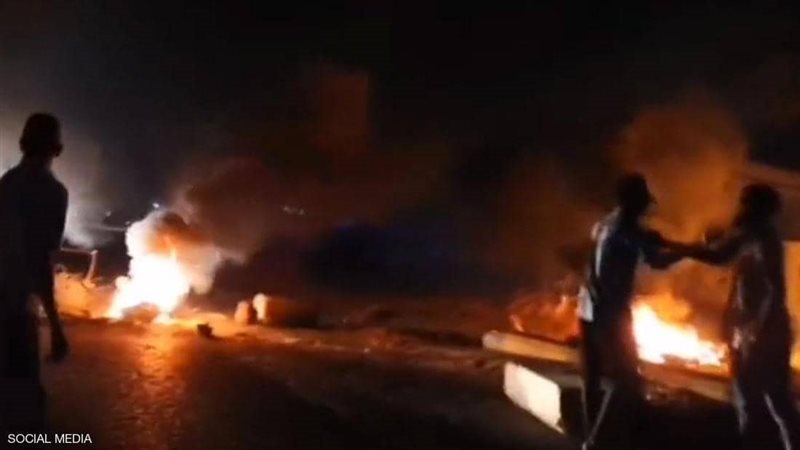 قطع الشوارع في السودان