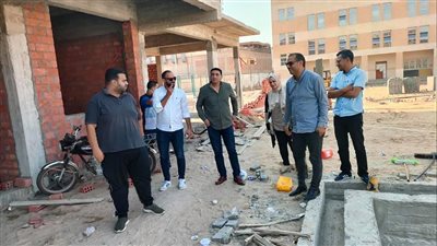 وكيل وزارة الرياضة بالشرقية يتابع آخر مستجدات التطوير بمركز شباب بلبيس