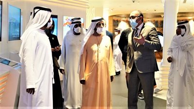 نائب رئيس الإمارات يزور الجناح المصري بإكسبو 2020 دبي