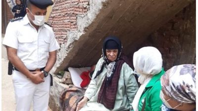 أمن القاهرة يساعد مسنة مريضة بالزهايمر وينقلها لدار رعاية بالمرج