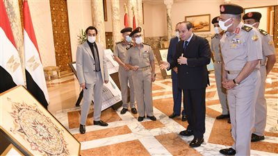  شاهد.. السيسي يتابع الموقف الإنشائي لعدد من مشروعات الهيئة الهندسية