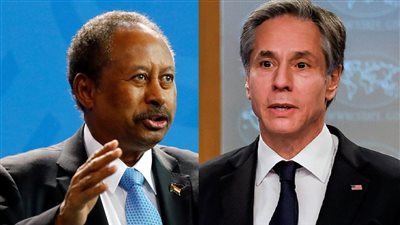 بلينكن يتحدث إلى رئيس الوزراء السوداني ويرحب بإطلاق سراحه
