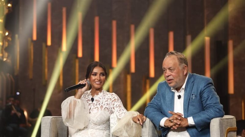 روجينا وزوجها أشرف