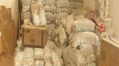 ضبط 5 أطنان سكر فاسد و107 أطنان علف مجهولة المصدر 