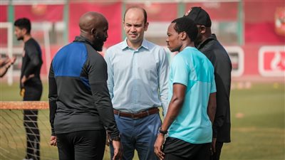 مران الأهلي| موسيماني يعقد جلسة مع بيرسي تاو والسولية