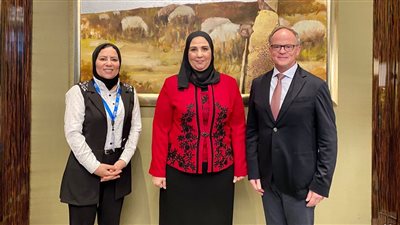 وزيرة التضامن الاجتماعي تلتقي المدير الإقليمي لبرنامج الأمم المتحدة 