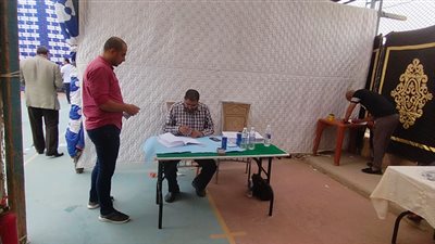 إقبال متوسط في انتخابات نادي قارون بمحافظة الفيوم