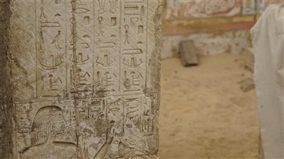 الكشف عن مقبرة رئيس الخزانة في عهد الملك رمسيس الثاني بسقارة