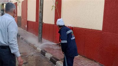 دهان أسوار المستشفيات العامة والمركزية بأسيوط