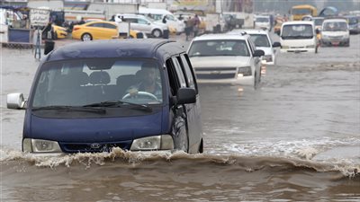 مدينة عراقية تغرق في مياه الفيضان | فيديو