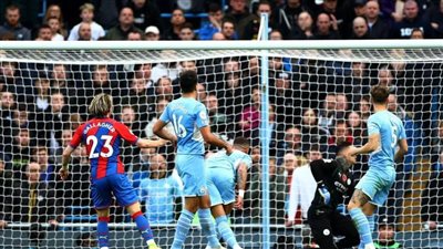 مانشستر سيتي يخسر أمام كريستال بالاس 0/2 في الدوري الإنجليزي