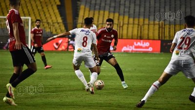الزمالك يتقدم على طلائع الجيش بهدف في الشوط الأول |صور