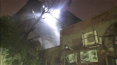 إخماد حريق بمسرح الجزويت