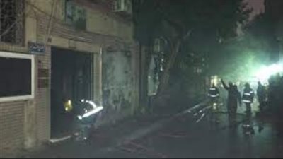 النيابة تعاين حريق مسرح الجزويت.. وتصدر عدة قرارات 