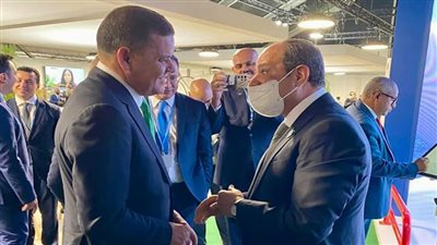 السيسي يلتقي رئيس الحكومة الليبية في جلاسجو