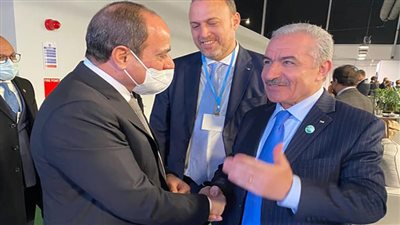  السيسي يلتقي رئيس الوزراء الفلسطيني في جلاسجو